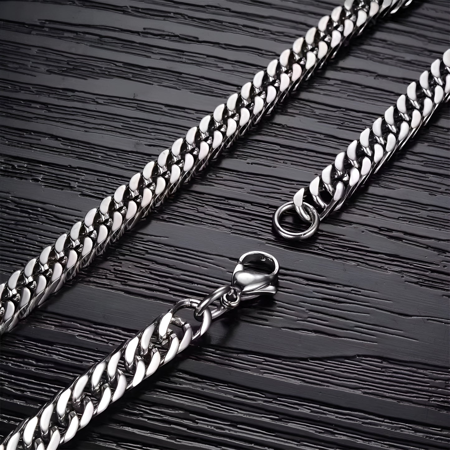 Edelstahl Cuban Chain
