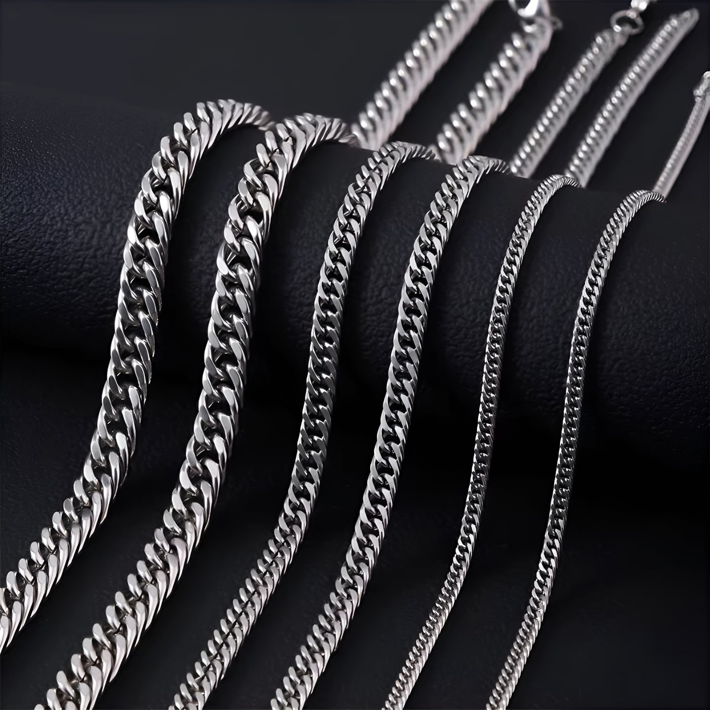 Edelstahl Cuban Chain