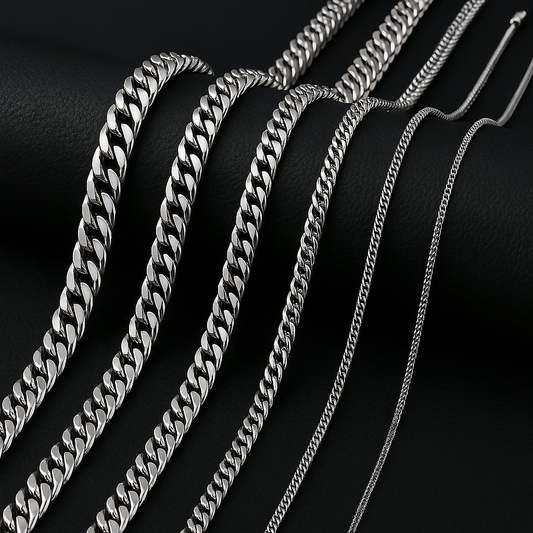 Edelstahl Cuban Chain