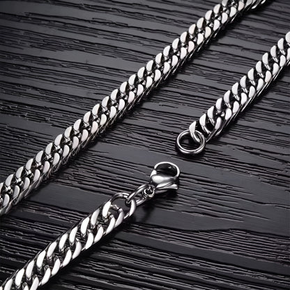 Edelstahl Cuban Chain
